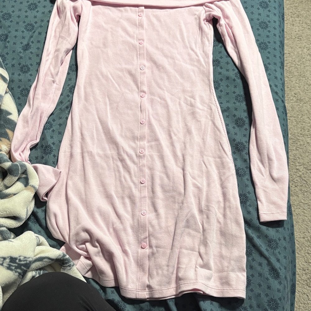 Wild Fable Pink Long Sleeve Dress